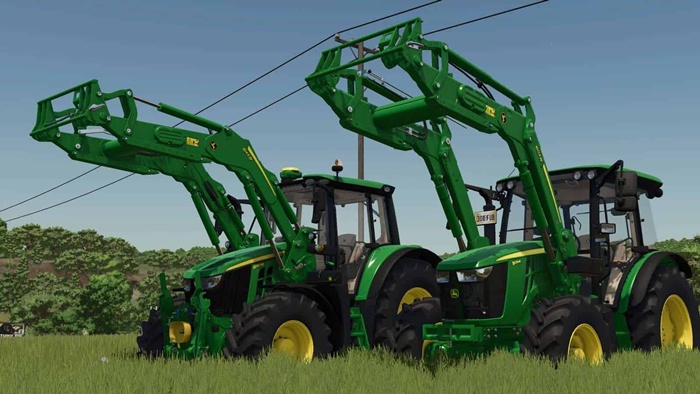 FS25 - John Deere Frontloader Pack 603R / 643R V1.0