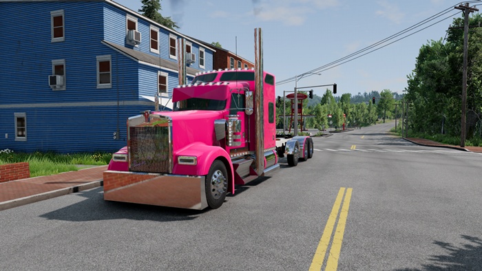 BeamNG – Peterbilt W900 MS Semi Truck V2.10
