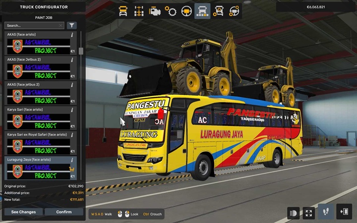ETS2 - Overloaded Bus Travego Mod Pack V1.55