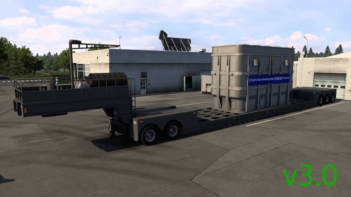 ETS2 - Multi Axle Flatbed Trailer 10 Axles V3.0