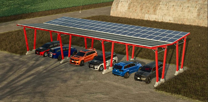FS25 - Large Glass Shed V1.0
