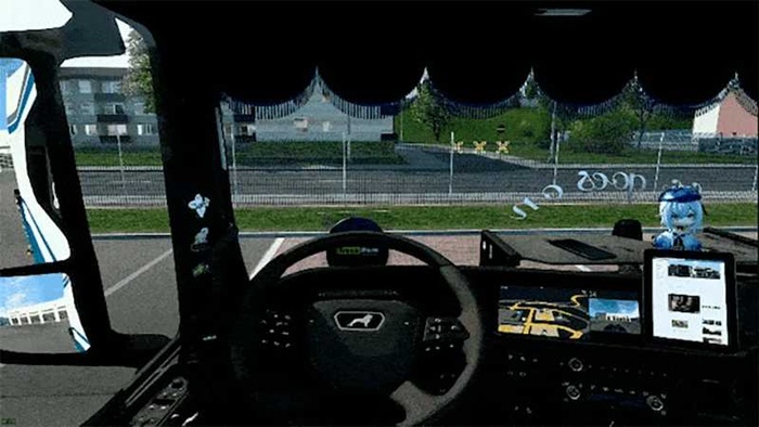 ETS2 - Animated Steering Wheel V1.0