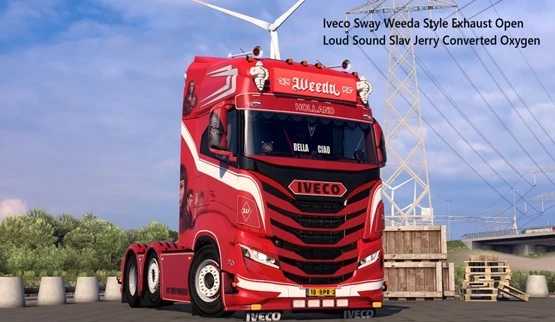 ETS2 - Iveco S-Way Exhaust Open Loud Sound V1.0