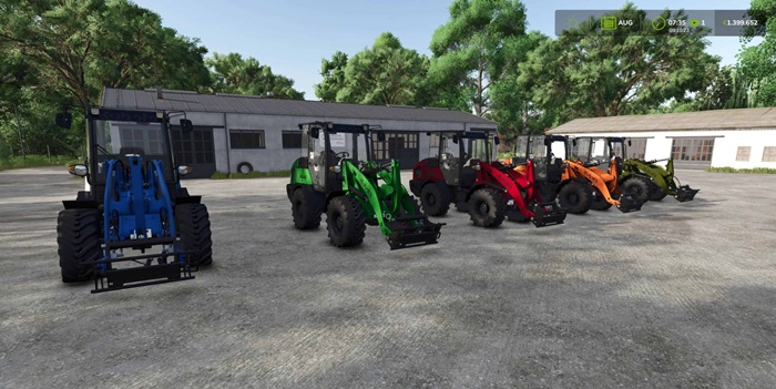 FS25 - Kubota Pack with Front Loader Attachments Multicolor V1.5