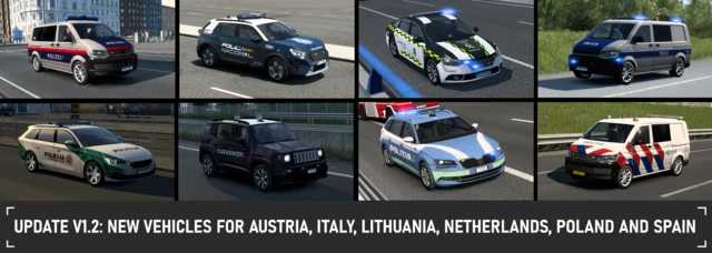 ETS2 – Emergency Vehicles V1.2