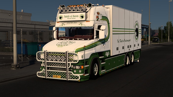 ETS2 – Scania T500 Tandem Patrick vd Hoeven + Trailer V5.0