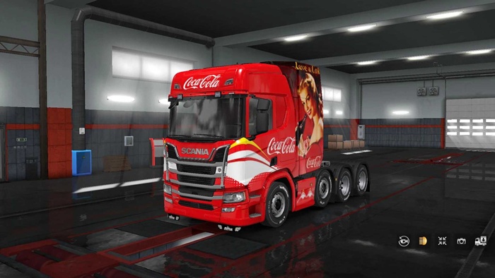 ETS2 – Coca Cola Skin for Scania R & S V1.0