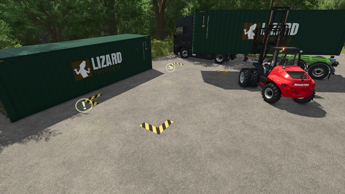 FS25 - Placeable Wood Container Selling Station V1.0