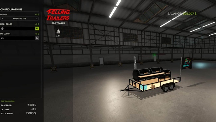 FS25 - BBQ Trailer V1.0
