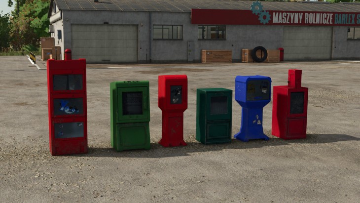 FS25 - Placeable Postbox Pack V1.0