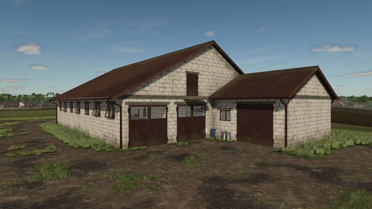 FS25 - Big Cow Barn V1.0
