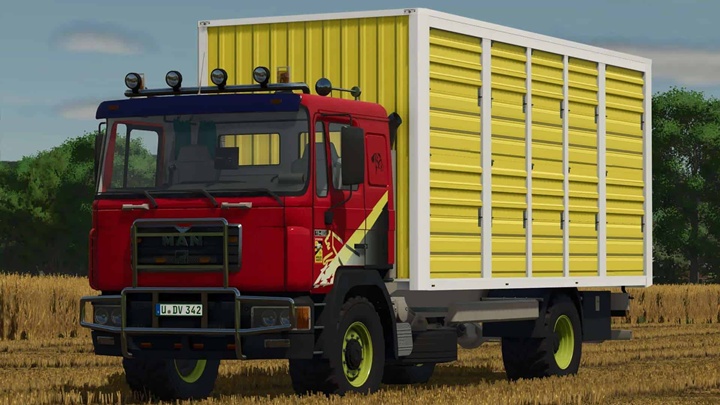 FS25 - MAN 19.403 Animal Transport Truck v1.0