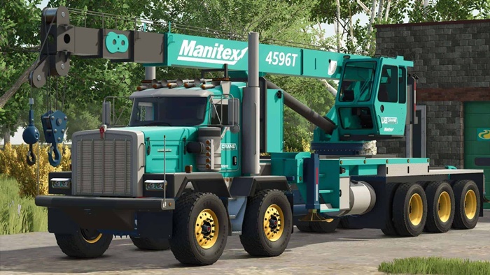 FS25 - Kenworth C500 Manitex 4596 Picker Truck V1.0