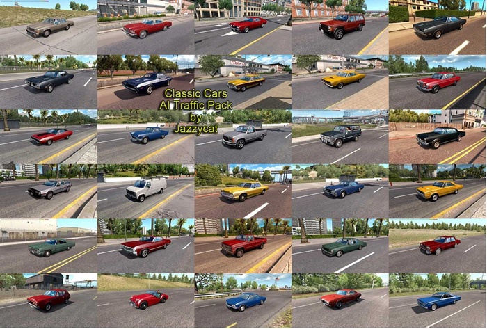 ATS - Classic Cars AI Traffic Pack V9.0.9