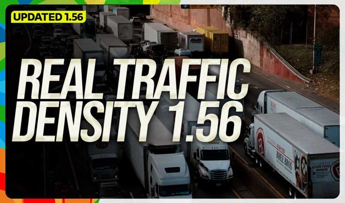 ETS2 - Real Traffic Density Mod V1.56