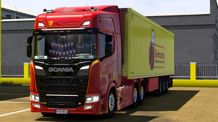 ETS2 – Biedronka Krone Cool Liner Skin V1.0