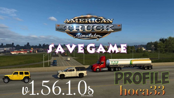 ATS - Save Game (Profile) V1.56.1.0s