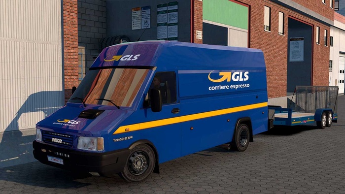 ETS2 – Iveco Daily 35-10 + Trailer V1.55