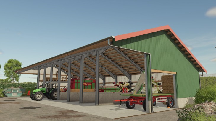 FS25 - Open Shed V1.0
