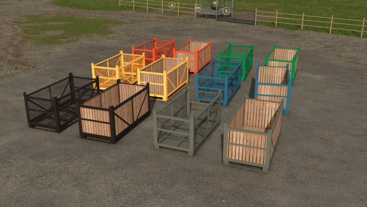 FS25 - Transport Boxes For Vegetables V1.0