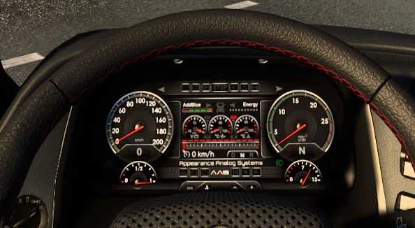 ETS2 – AAS Analog Dash Actros 2009 No Pass