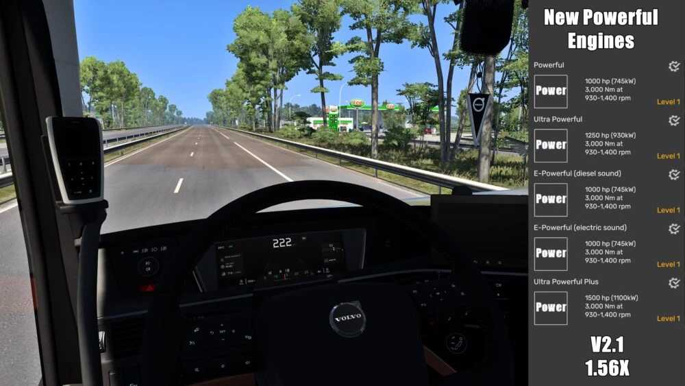 ETS2 – New Powerful Engines V2.1