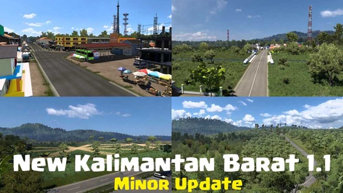 ETS2 - New West Kalimantan Map V1.1
