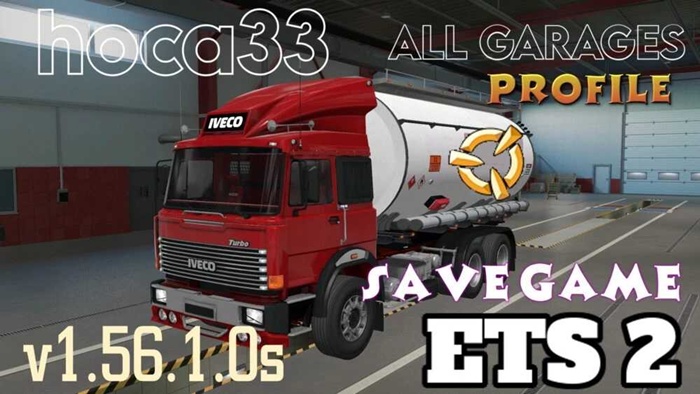 ETS2 - Save-Game Profile (All Map DLCs Required) V1.56.1.0s