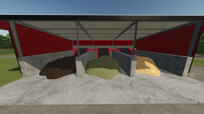 FS25 - Placeable Commodity Shed V1.0