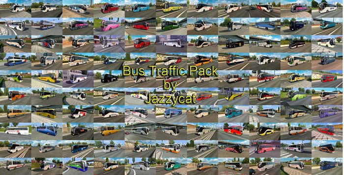 ETS2 - Bus Traffic Pack V18.1.8