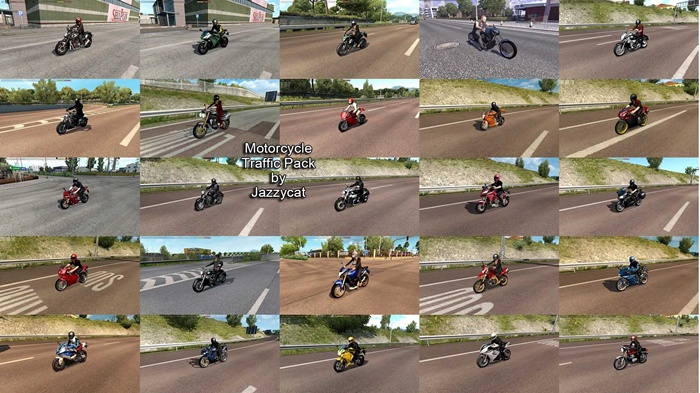 ETS2 - Motorcycle Traffic Pack V6.5.13