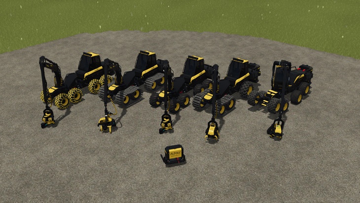FS25 - Ponsse Harvester Pack V1.0.0.1
