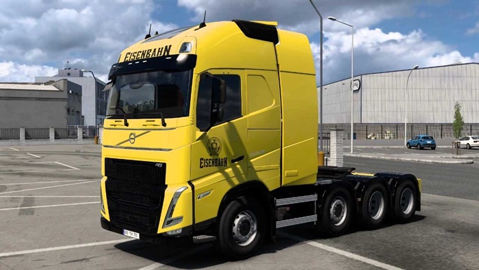 ETS2 - Volvo FH5 Eisenbahn Skin V1.0