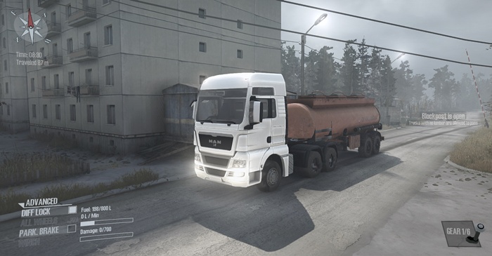 Spintires:Mudrunner – Man TGX 6×2 Truck V1.0