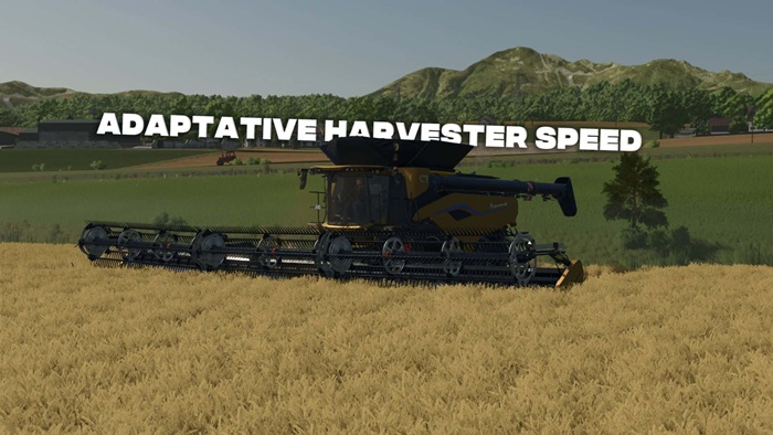 FS25 - Adaptive Harvester Speed V1.0