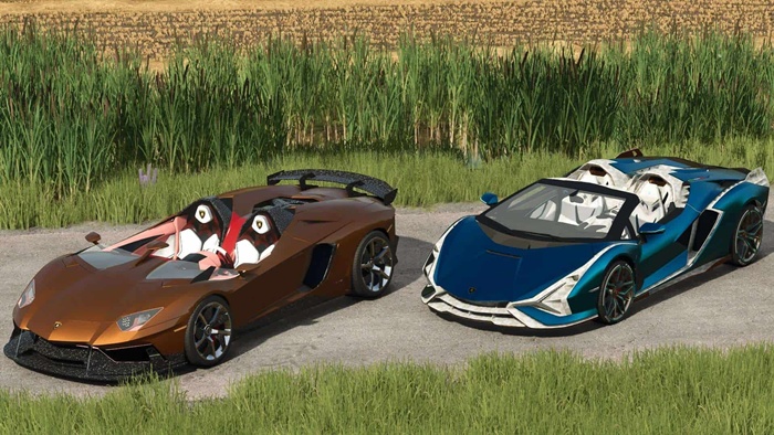 FS25 - Lamborghini Aventador J Roadster & Sian Roadster V1.0