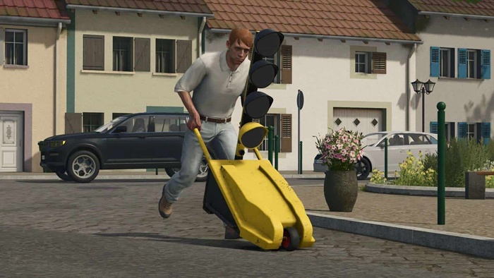 FS25 - Temporary Worksite Signal V1.0