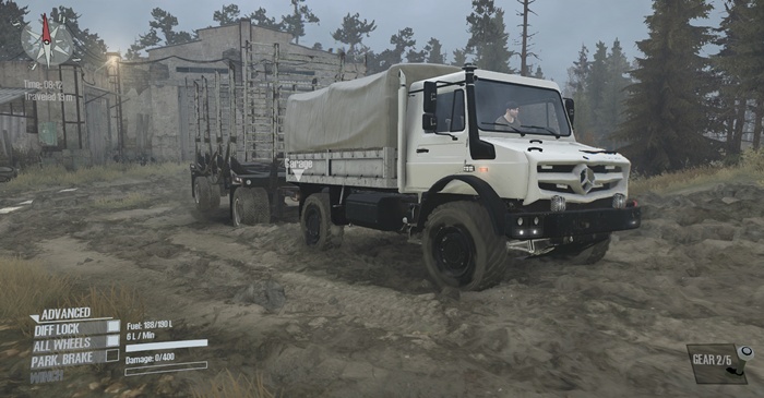 Spintires:Mudrunner – Mercedes-Benz Unimog U4023 Truck V1.2