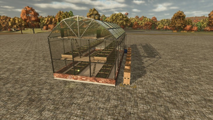 FS25 - Universal Large Greenhouse V1.0.0.1