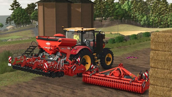 FS25 - Kuhn HR 4040 + VENTA 4030 Rust Edition V1.1