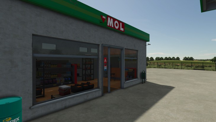 FS25 - Placeable Gas Station V1.0