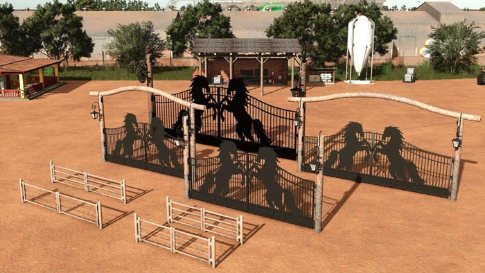 FS25 - Ranch Gates Fences Pack V1.8.1.2