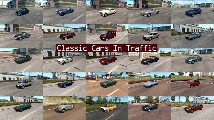 ETS2 - Classic Cars Traffic Pack V11.6.10