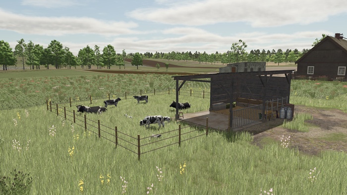 FS25 - Polish Pasture for Cows V1.0