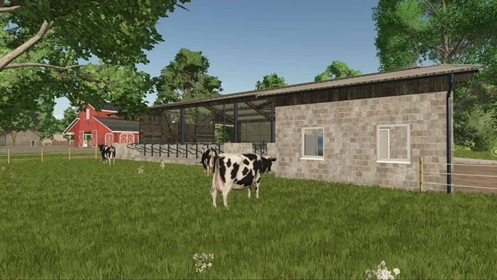 FS25 - Cow Stable 500 V1.0