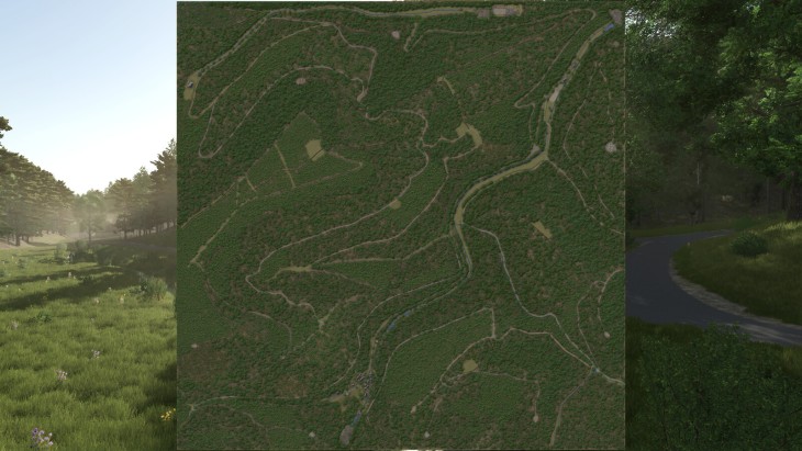 FS25 - Palatinate Forest Map V1.0