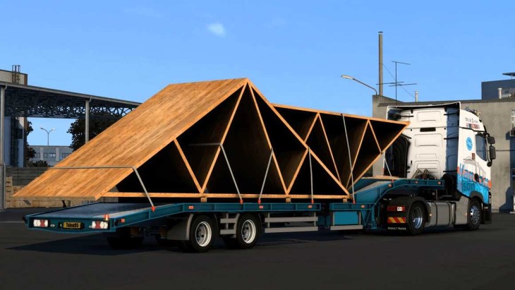 ETS2 - European Caravan Transport Trailer V1.56