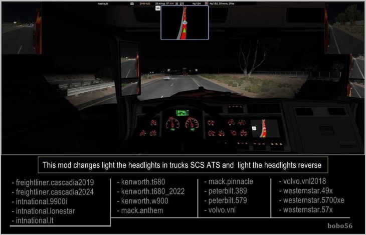 ATS - Bright Headlights V1.56