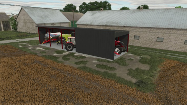 FS25 - Placeable Shed 20x6 V1.0