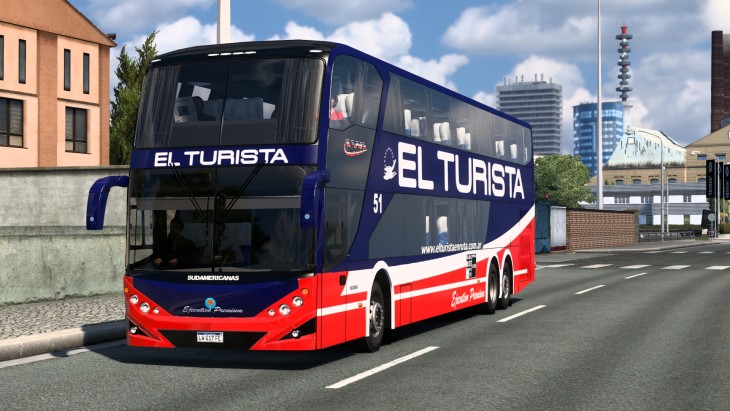 ETS2 - Sudamericanas F50 IV DP 6×2 Scania V1.6